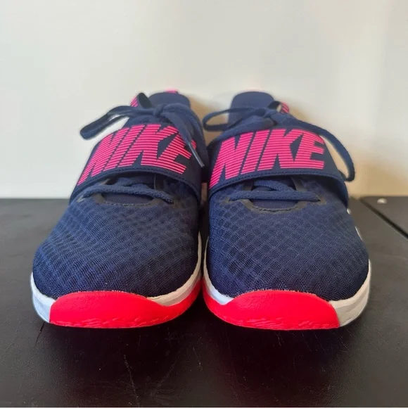 Nike Renew In Season TR9 Comfort Footbed Sneakers Navy & Pink Size US 10 - Picture 2 of 9